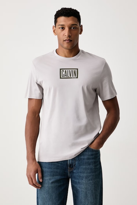 Calvin Klein Jeans Férfi pamut póló rózsaszín LV04RH818G