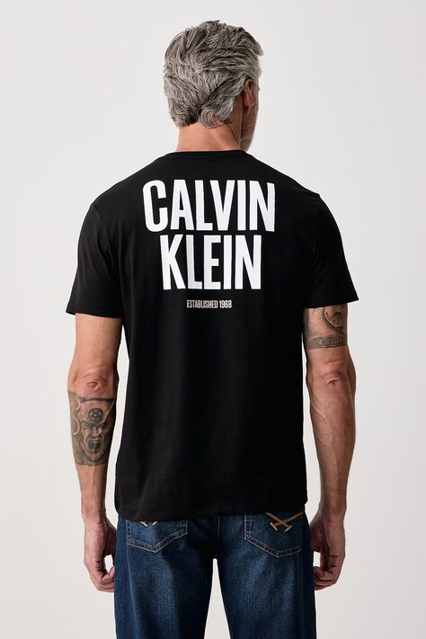 Calvin Klein Jeans Tričko pánske bavlnené čierne LV04RH816G