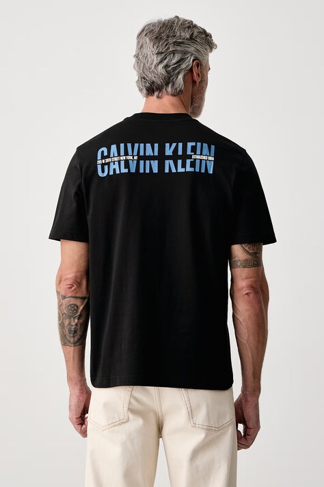 Calvin Klein Jeans Тениска мъжка от памук черна LV04RH821G