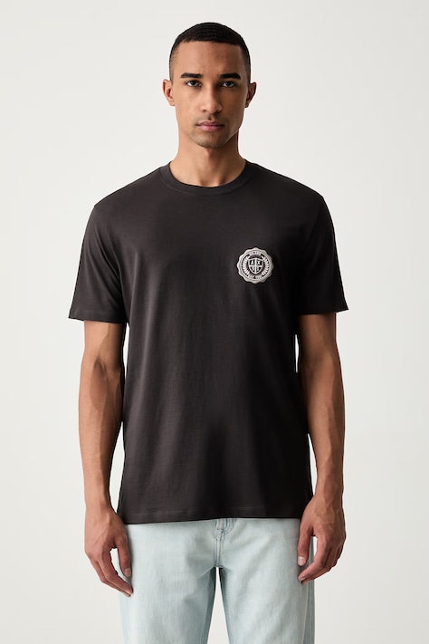 Armani Exchange T-shirt męski bawełniany brązowy XM003078 AF10361