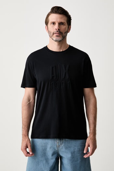 Armani Exchange tričko pánske bavlnené tmavomodré XM003042 AF10358