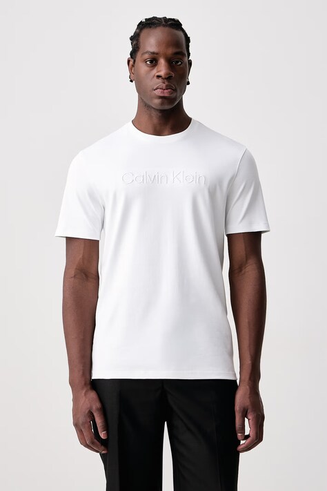 Calvin Klein Тениска мъжка от памук бяла LV04LH804G