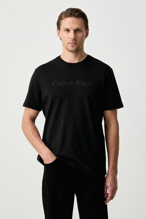 Calvin Klein Kratka majica moška bombažna črna LV04LH804G