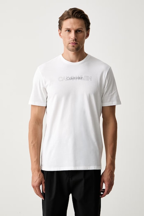 Calvin Klein тениска мъжка от памук бяла LV04LH802G