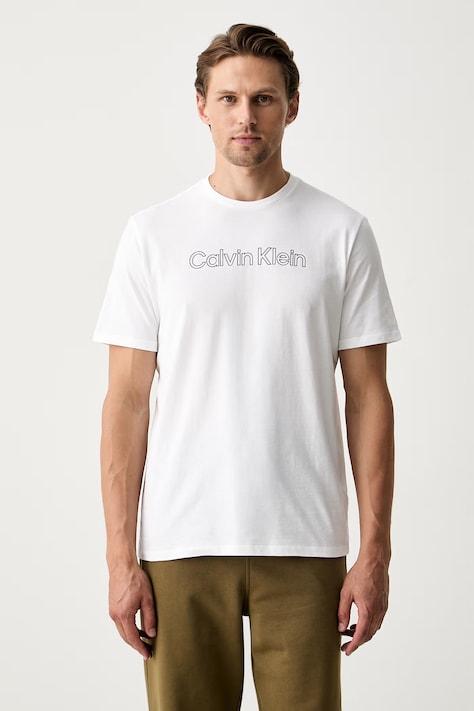 Calvin Klein T-shirt męski bawełniany biały LV04LH800G