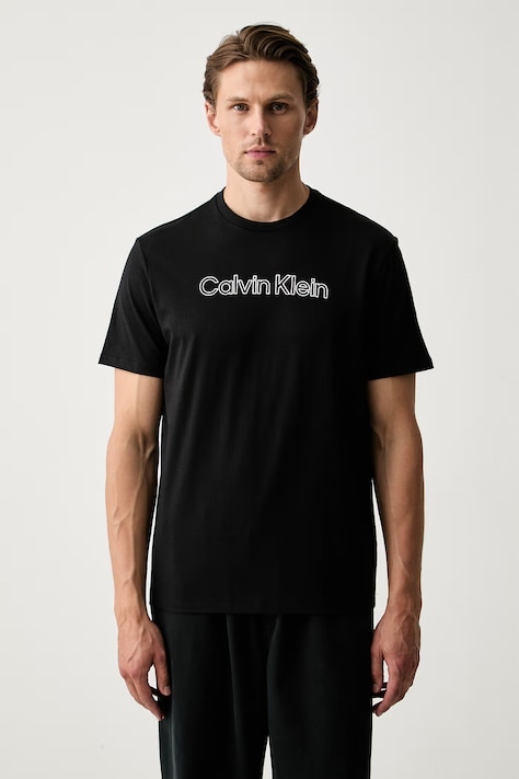 Calvin Klein T-shirt męski bawełniany czarny LV04LH800G