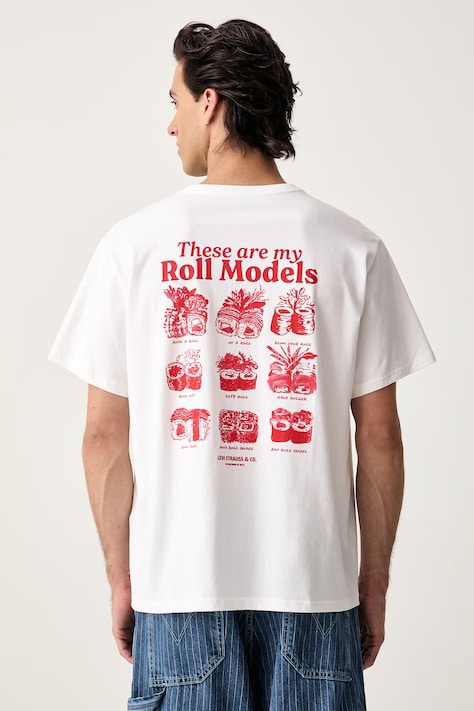 Levi's majica za muškarce od pamuka RELAXED FIT TEE bijela 16143-2625