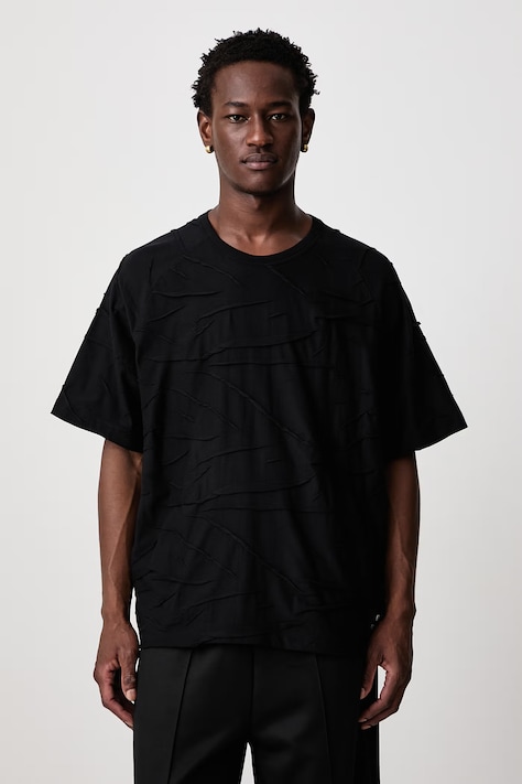Y-3 M PLT SS TEE tričko bavlnené pánske čierne KS1271