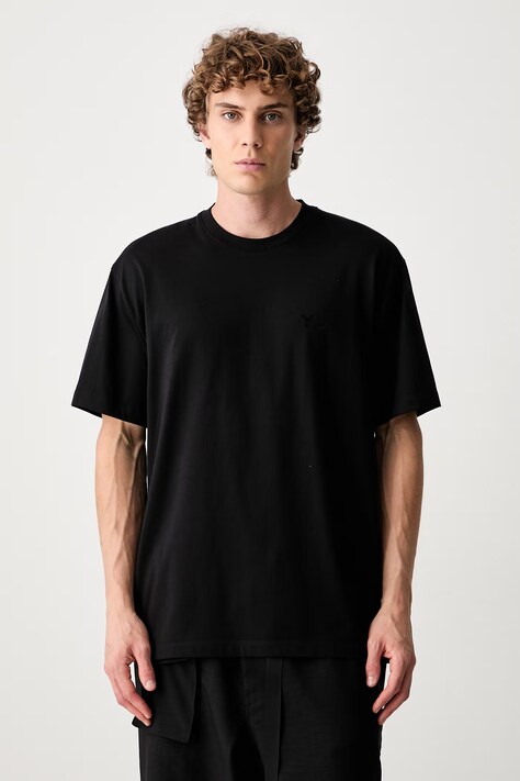 Y-3 REG SS TEE T-shirt bawełniany męski czarny KQ9783