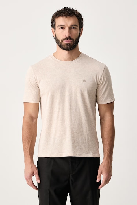 United Colors of Benetton Tričko dámske bavlnené béžové 37EDU10CR