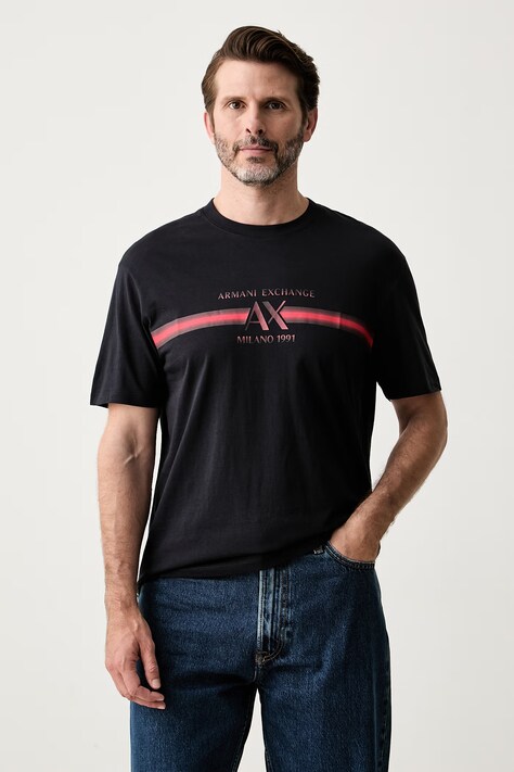 Armani Exchange T-shirt męski bawełniany szary XM003103 AF10356