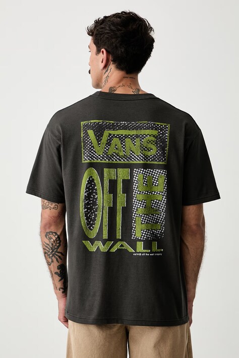 Vans T-shirt męski bawełniany szary VN000WUXEMV1