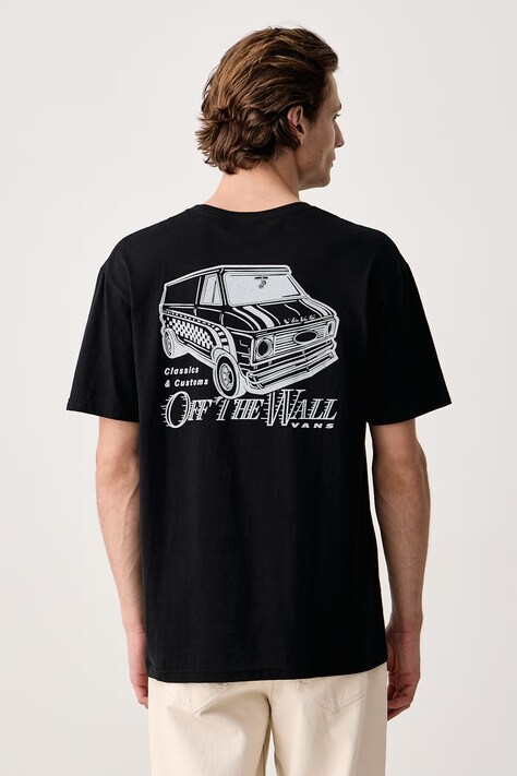 Vans Тениска мъжка от памук черна VN000XT1BLK1