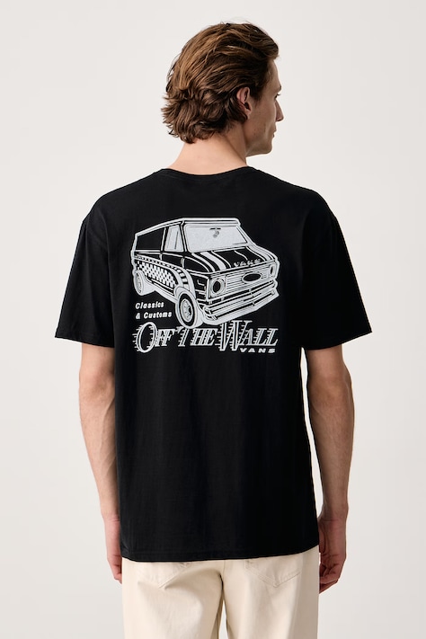 Vans Тениска мъжка от памук черна VN000XT1BLK1