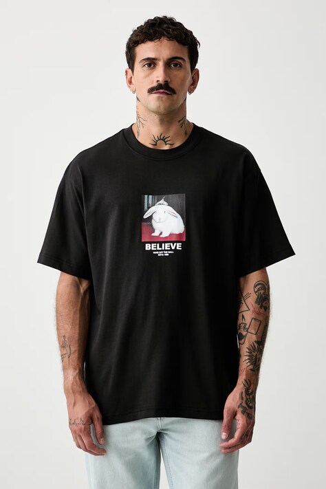 Vans majica za muškarce od pamuka crna VN0010FXBLK1