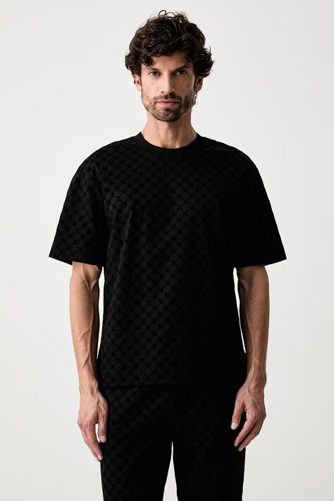 Joop! T-shirt męski bawełniany czarny 30104727