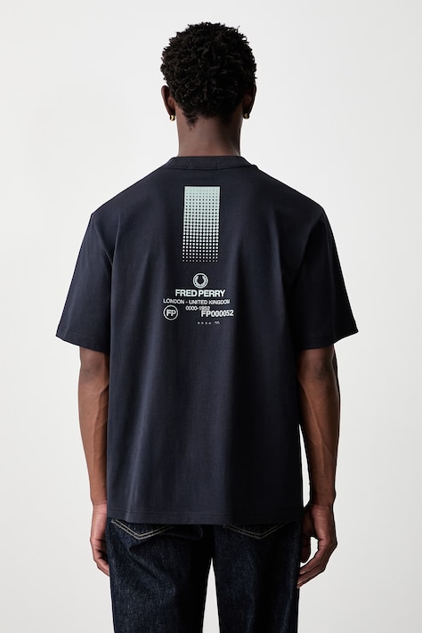 Fred Perry T-shirt męski bawełniany granatowy M3413