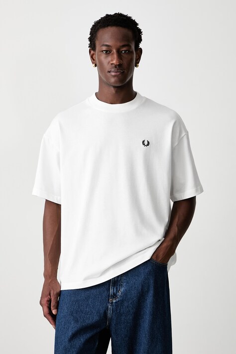 Fred Perry T-shirt męski bawełniany biały M3481