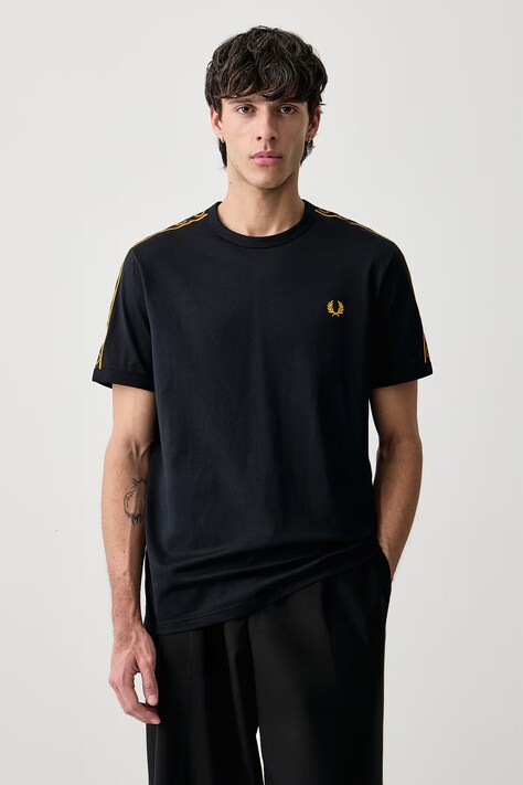 Fred Perry T-shirt męski bawełniany granatowy M4613