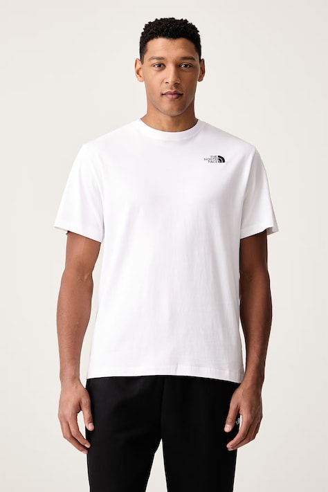 The North Face T-shirt ανδρικό βαμβακερό Expedition Jannu λευκό NF0A8H5YFN41