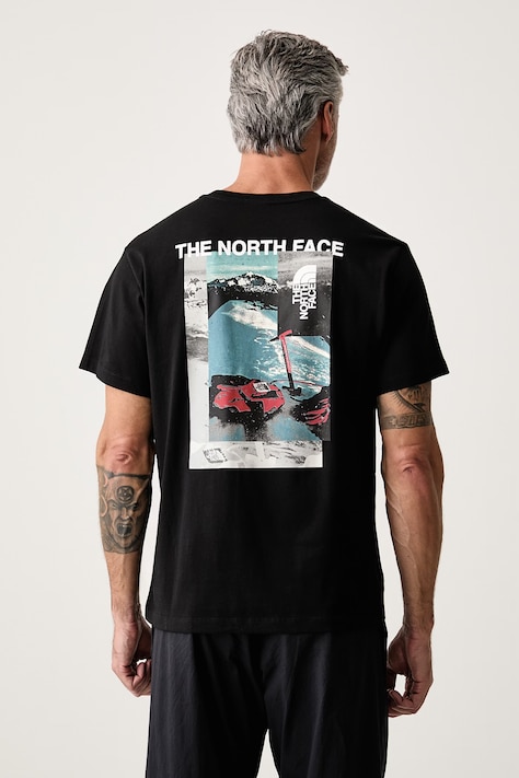 The North Face Tričko pánske bavlnené Collage Relaxed čierne NF0A8H5KJK31