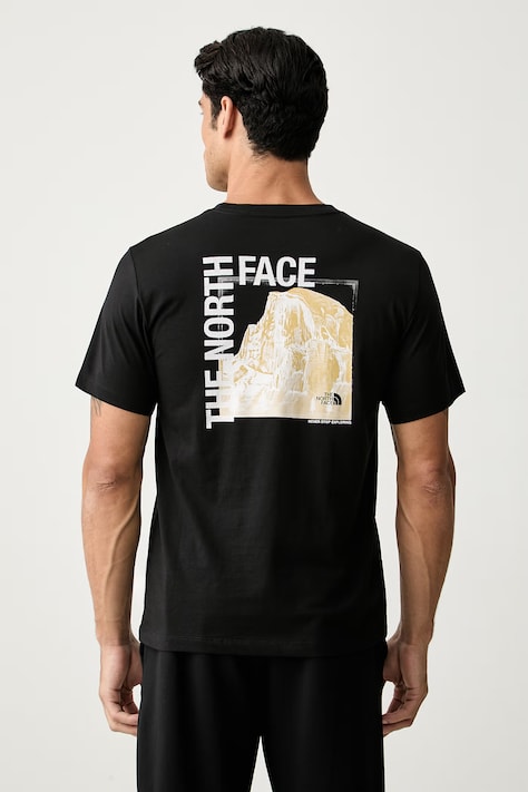 The North Face T-shirt męski z bawełną GRAPHIC czarny NF0A8GV0JK31
