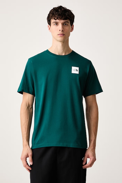 The North Face T-shirt męski z bawełną Evolution zielony NF0A8G9CN4J1