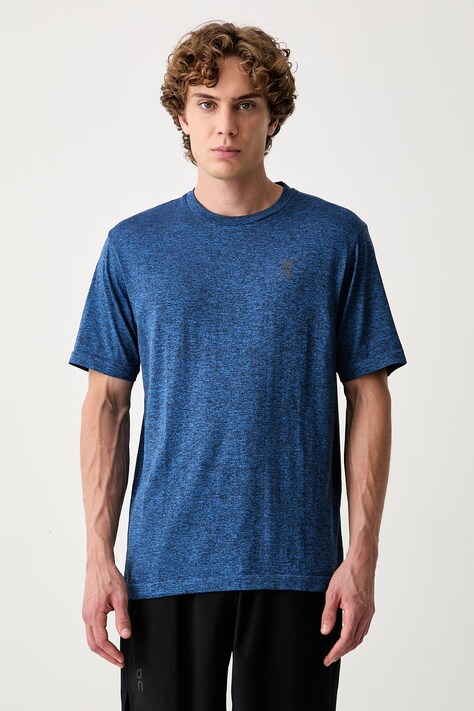 On T-shirt sportowy męski niebieski 1MG30325503