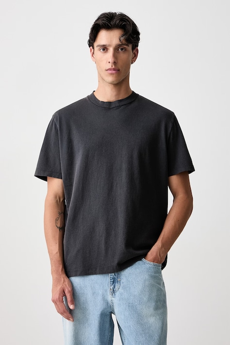 Our Legacy T-shirt bawełniany męski szary M4266BC