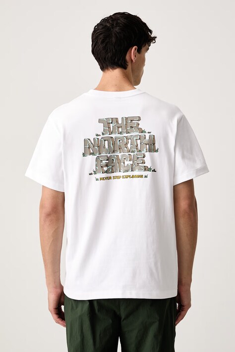 The North Face T-shirt ανδρικό βαμβακερό Relaxed λευκό NF0A8JBEFN41