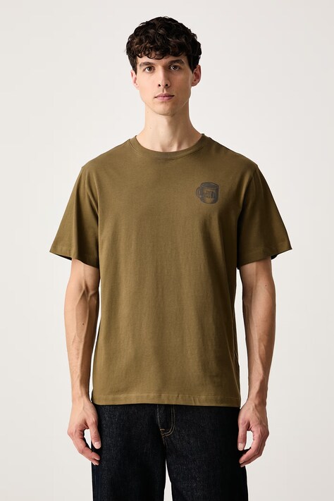 The North Face T-shirt męski bawełniany Basecamp zielony NF0A8JAA2EK1