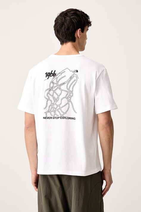The North Face T-shirt ανδρικό βαμβακερό Relaxed λευκό NF0A8JA8FN41