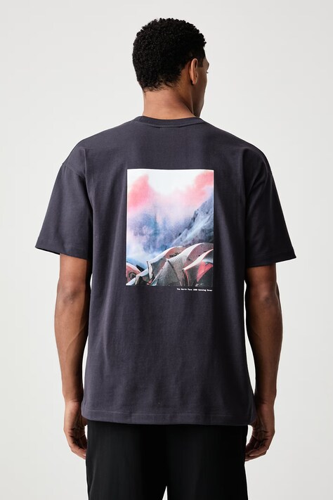 The North Face T-shirt męski bawełniany Redbox szary NF0A8HFY0SA1