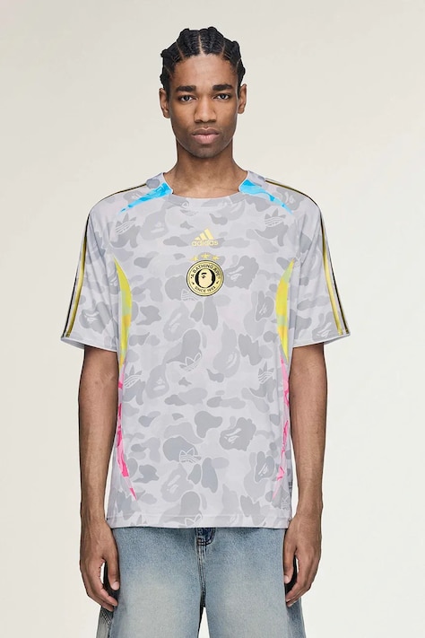 adidas Originals Teamgeist x Bape t-shirt Men's gray KU5996