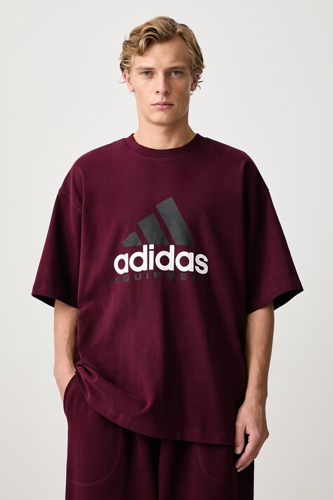 adidas Originals Equipment t-shirt cotton Men's maroon KR3963