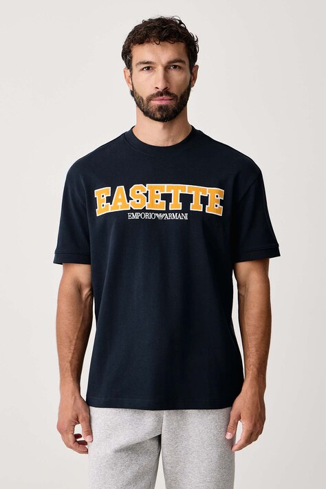 EA7 Emporio Armani T-shirt męski bawełniany granatowy AF16720.7M002208