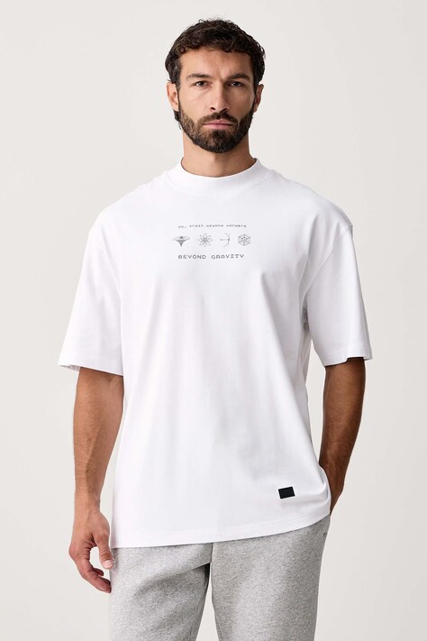 EA7 Emporio Armani T-shirt męski bawełniany biały AF29379.7M002822