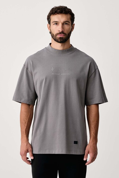 EA7 Emporio Armani T-shirt męski bawełniany szary AF29379.7M002822