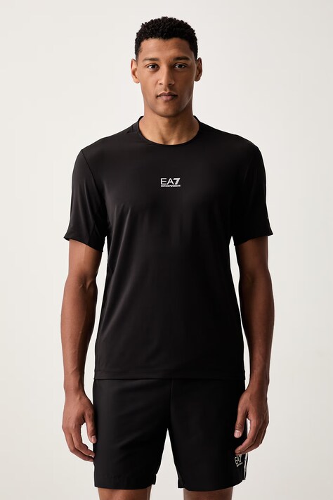 EA7 Emporio Armani T-shirt treningowy męski czarny AF24495.7M002148