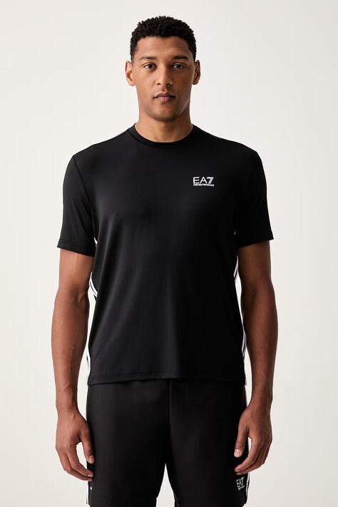 EA7 Emporio Armani T-shirt treningowy męski czarny AF13689.7M002486