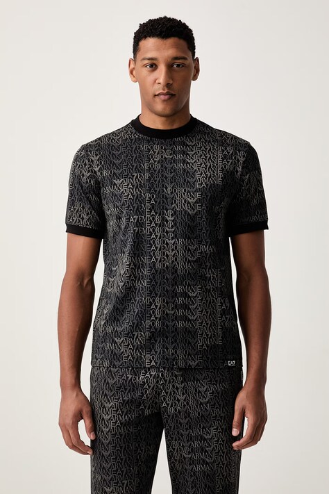Marc O'Polo T-shirt męski bawełniany czarny AF12874.7M002819