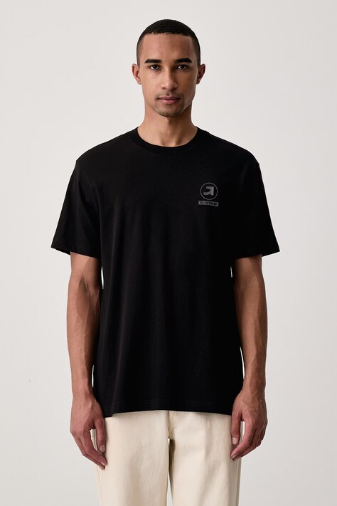 G-Star T-shirt da uomo in cotone Logo r nero D30096-D975