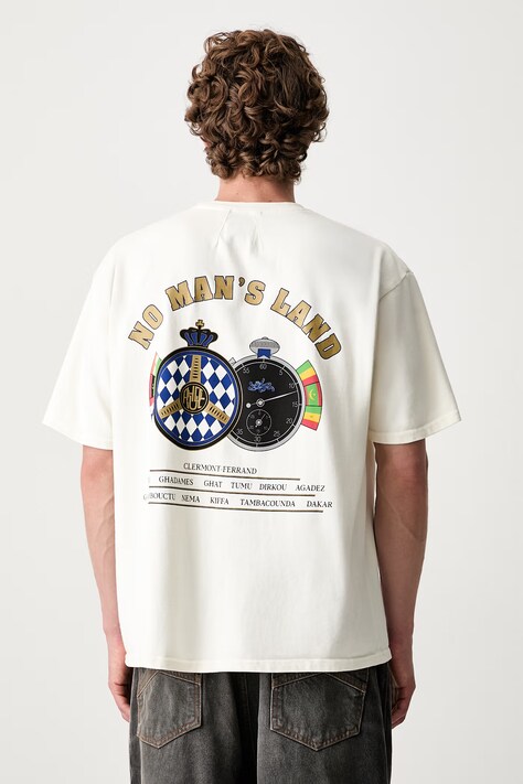 RHUDE футболка бавовняна бежева RHPF26TT05012