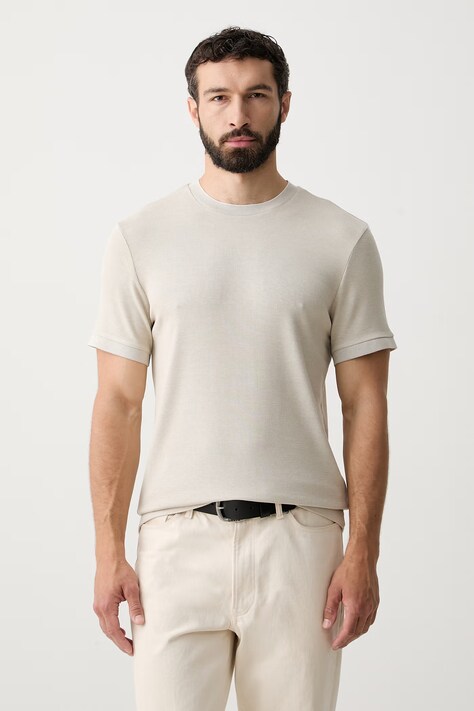 Joop! T-shirt męski beżowy 30103404
