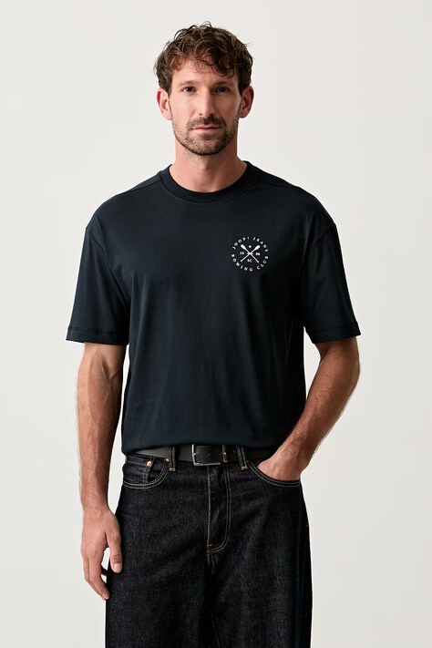 Joop! T-shirt męski bawełniany granatowy 30103416