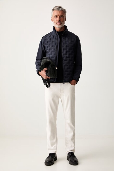 Karl Lagerfeld basic tričko pánske bavlnené s elastanom čierne 563221.755042