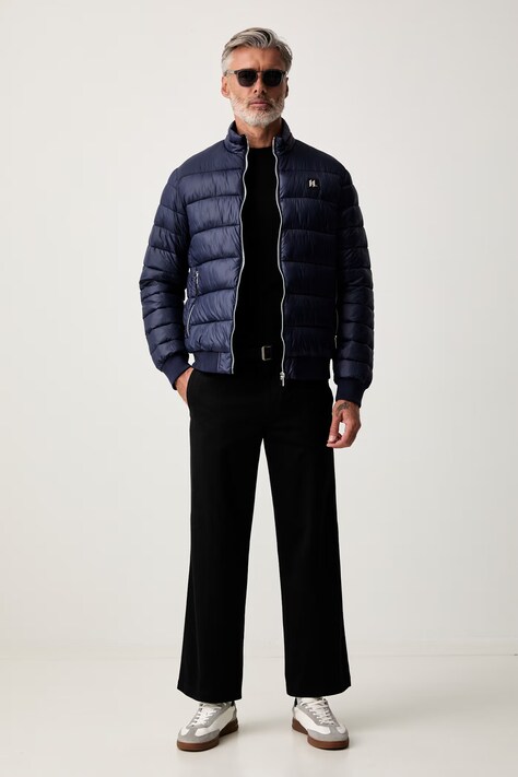 Karl Lagerfeld футболка чоловіча бавовняна з еластаном — AW26-TSMZO3, чорний — фото 2