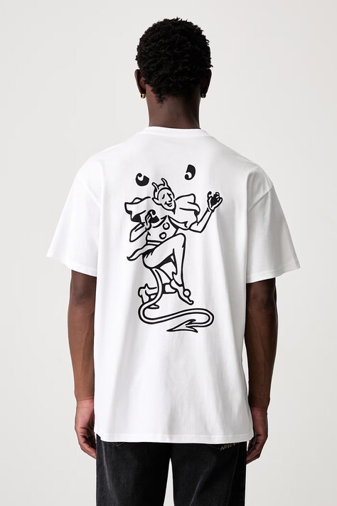 Carhartt WIP S/S Playing Cards T-shirt bawełniany męski biały I036895