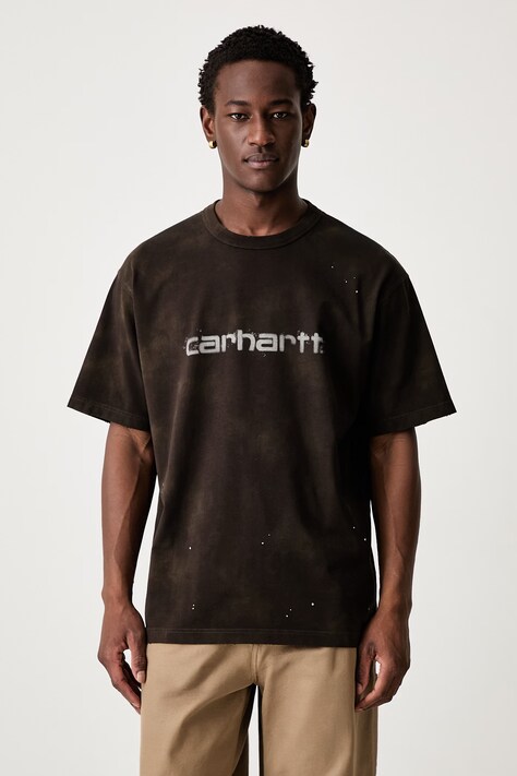 Carhartt WIP S/S Painter T-shirt bawełniany męski brązowy I036853