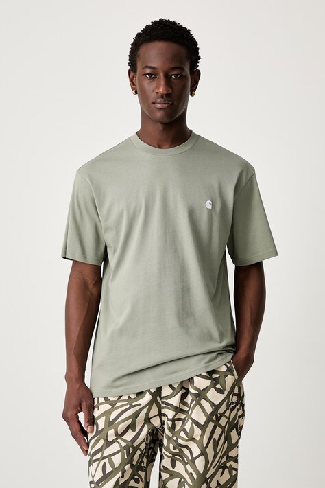 Carhartt WIP S/S Madison T-shirt basic bawełniany męski zielony I033000